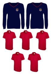 Lower School Bundle Deal 2 - 2 Sweatshirts & 5 Polo Shirts - Thirsk School & Sixth Form College