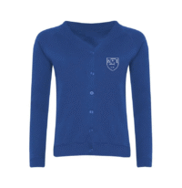 Royal Blue Classic Cardigan - Seamer & Irton Community Primary School